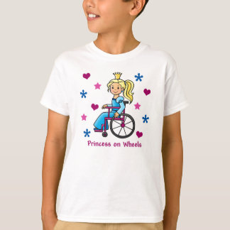 Camiseta Princesa para cadeiras de rodas