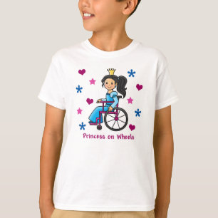 Camiseta Princesa para cadeiras de rodas