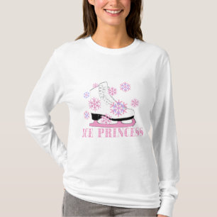 Camiseta Princesa Patinagem do gelo