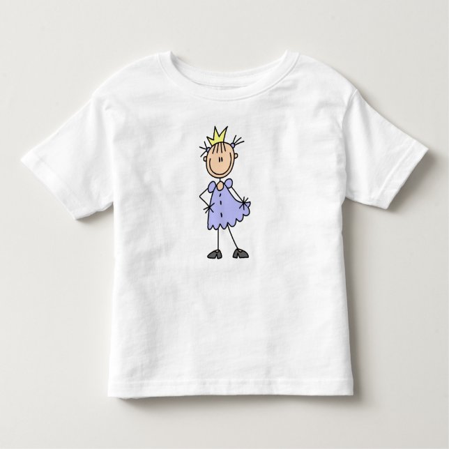 Camiseta Princesa Pequena com Coroa (Frente)