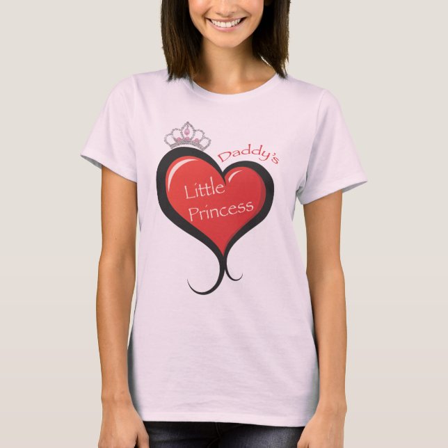 Camiseta Princesa pequena de Daddys (Frente)