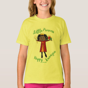 Camiseta Princesa pequena - Kwanzaa feliz