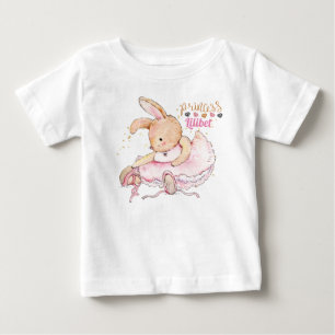 Camiseta Princesa Personalizada Lilibet Ballerina Rabbit