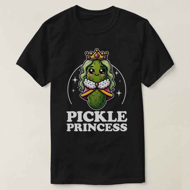 Camiseta Princesa Picles Fofa Kawaii Rainha Picles Engraçad (Frente do Design)