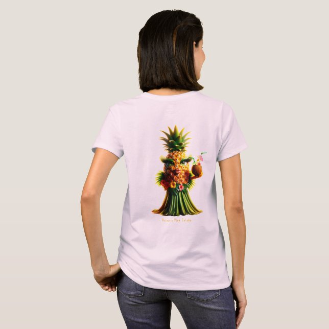 Camiseta Princesa Pina Colada - Império do Abacaxi (Parte Traseira Completa)