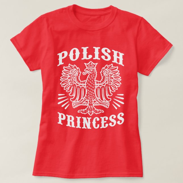 Camiseta Princesa Polonesa (Frente do Design)