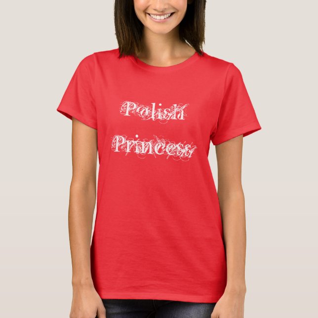 Camiseta Princesa Polonesa Fofa (Frente)