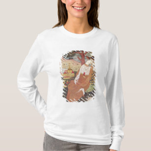 Camiseta Princesa que senta-se em um jardim, dinastia de