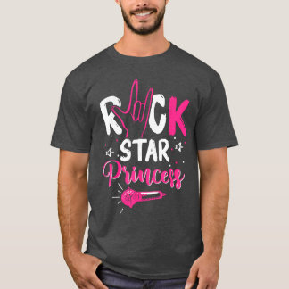 Camiseta Princesa Rock Star de Aniversário Feminina Rocksta