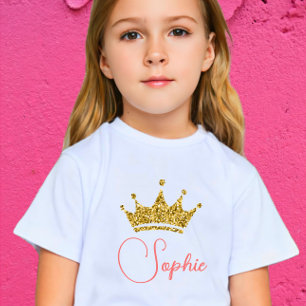 Camiseta Princesa rosa celebrada Real