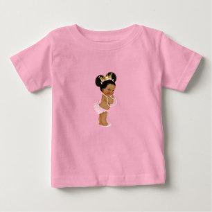 Camiseta Princesa Rosa & Dourado