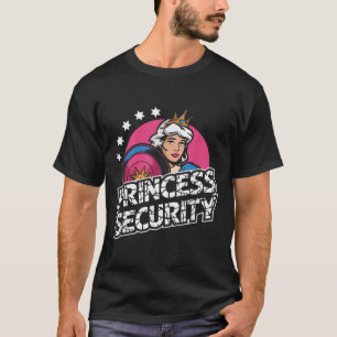 Camiseta Princesa Security Birthday Pai & Mamãe Boys Br