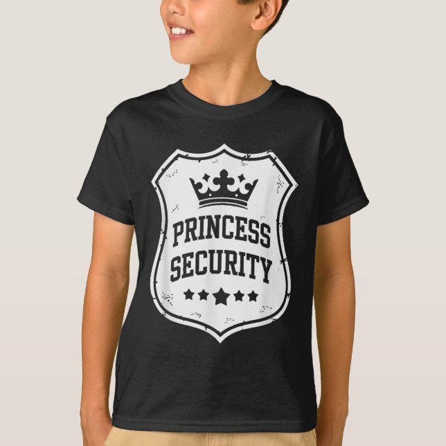Camiseta Princesa Security Family Matching (Frente)