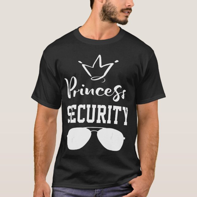 Camiseta Princesa Security Team Big Brother Anúncio Su (Frente)
