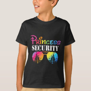 Camiseta Princesa Segurança Mãe Pai Aniversário da Família