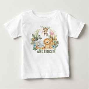 Camiseta Princesa Selvagem - Animais da Selva