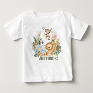 Camiseta Princesa Selvagem - Animais da Selva