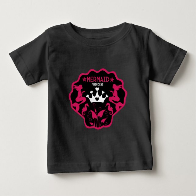 Camiseta Princesa Sereia Menina (Frente)