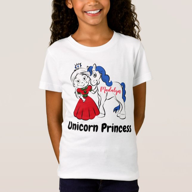 Camiseta Princesa Unicorn (Frente)