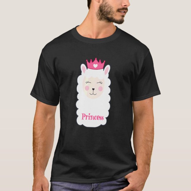 Camiseta Princesa Vicuna Guanaco Llama Breeder Alpaca (Frente)