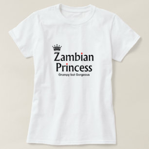 Camiseta Princesa zambiana lindo