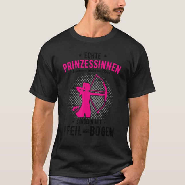 Camiseta Princess Arrow & Bow Saying Archery (Frente)