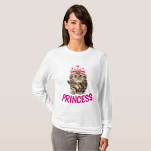 Camiseta PRINCESS CAT KITTEN T-Shirts, Senhoras e Senhores