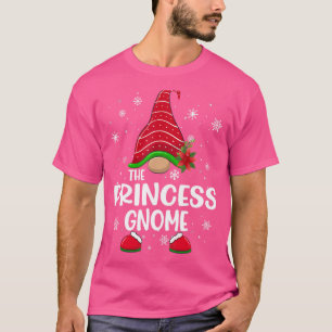 Camiseta Princess Gnome Xadrez de Búfalo Correspondência Fa