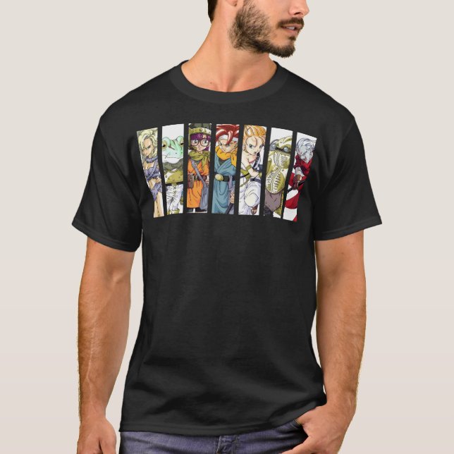 Camiseta Principais Personagens de Chrono Trigger (Frente)