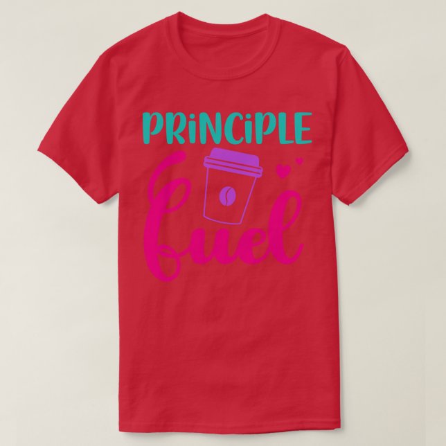 Camiseta Principal Combustível do Café Lover Escola de Volt (Frente do Design)