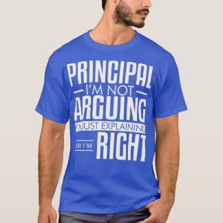 Camiseta Principal Não Argumentando Explicando Por Que Eu S