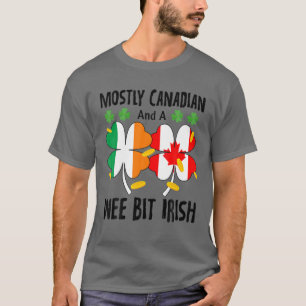 Camiseta Principalmente Canadense E Um Pouco Irlandês St P