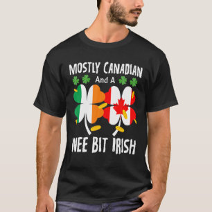 Camiseta Principalmente Canadense E Um Pouco Irlandês St Pa