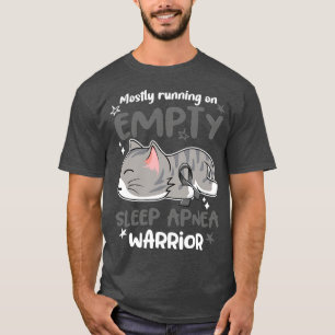 Camiseta Principalmente Correndo no Sono Vazio Apnea Warrio
