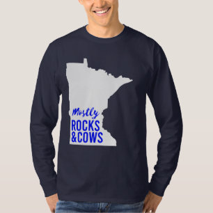 Camiseta Principalmente Rochas e Vacas Engraçadas Minnesota