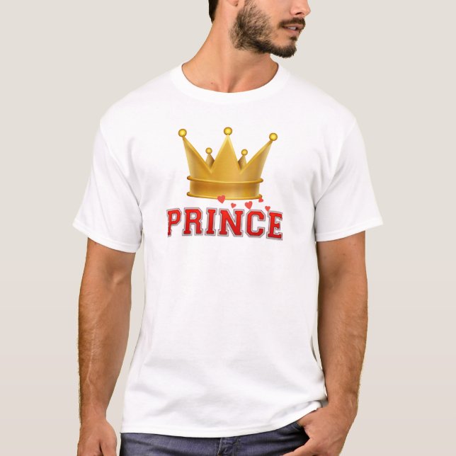 Camiseta Príncipe e Casal Princesa (Frente)