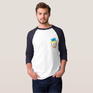 Camiseta príncipe em conto de fadas, desenho animado, perso