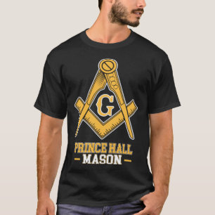 Camiseta Príncipe Hall Mason Square e Bússolas - Símbolo G