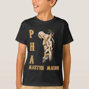 Camiseta Príncipe Hall PHA Mestre Mason Dia de os pais Gift