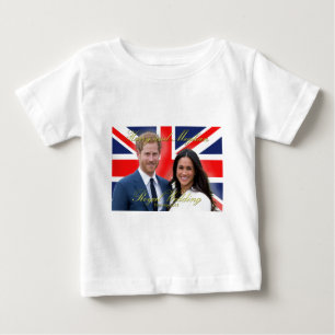 Camiseta Príncipe Harry e Meghan Markle Casamento Real