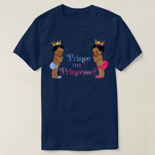 Camiseta Príncipe ou Princesa Revolução de Gênero Bebê (Frente do Design)