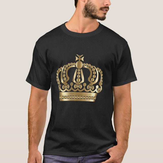 Camiseta Príncipe Princesa King Queen Crown (Frente)