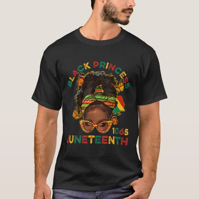 Camiseta Príncipes Pretos Juneteenth 1865 Mês da História M (Frente)
