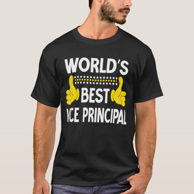 Camiseta Princípio de Vice-Diretor de Cargo de Vice-Diretor (Frente)