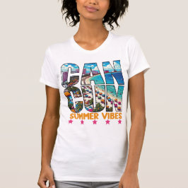 Camiseta Princípios básicos de férias da família Cancun Bea