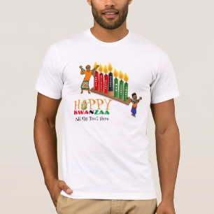 Camiseta Princípios personalizáveis do Happy KWANZAA 7