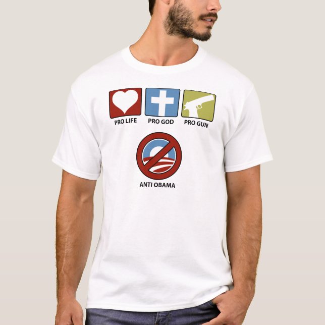 Camiseta Princples contra Obama (Frente)