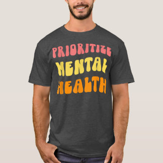 Camiseta Priorizar a saúde mental - Sensibilização - Autoat
