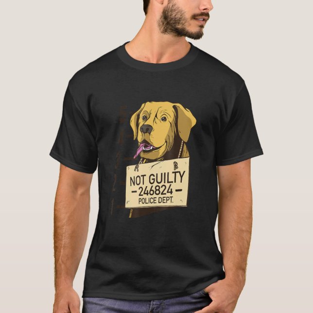 Camiseta Prisão de Cachorro Culpado (Frente)