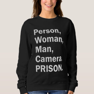 Camiseta Prisão de Câmera de Homem de Mulher 5